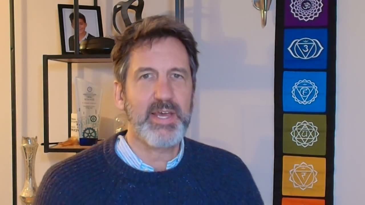 R. Michael Anderson recording a video testimonial
